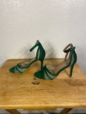 Sparkly Green Shoes